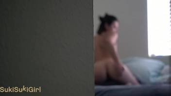 (VOYEUR) spying on Asian Webcam Model got my dick wet! ( Sukisukigirl / Andy Savage Episode 93 )